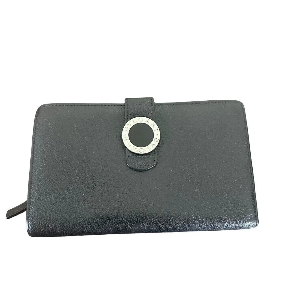 BVLGARI‎ B Zero Bifold Wallet Black Leather